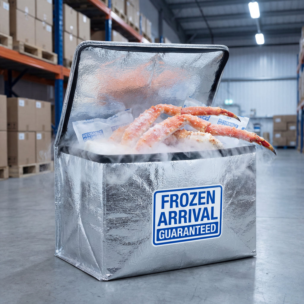 Colossal Alaskan Red King Crab Legs - 100% Wild Caught & Meaty