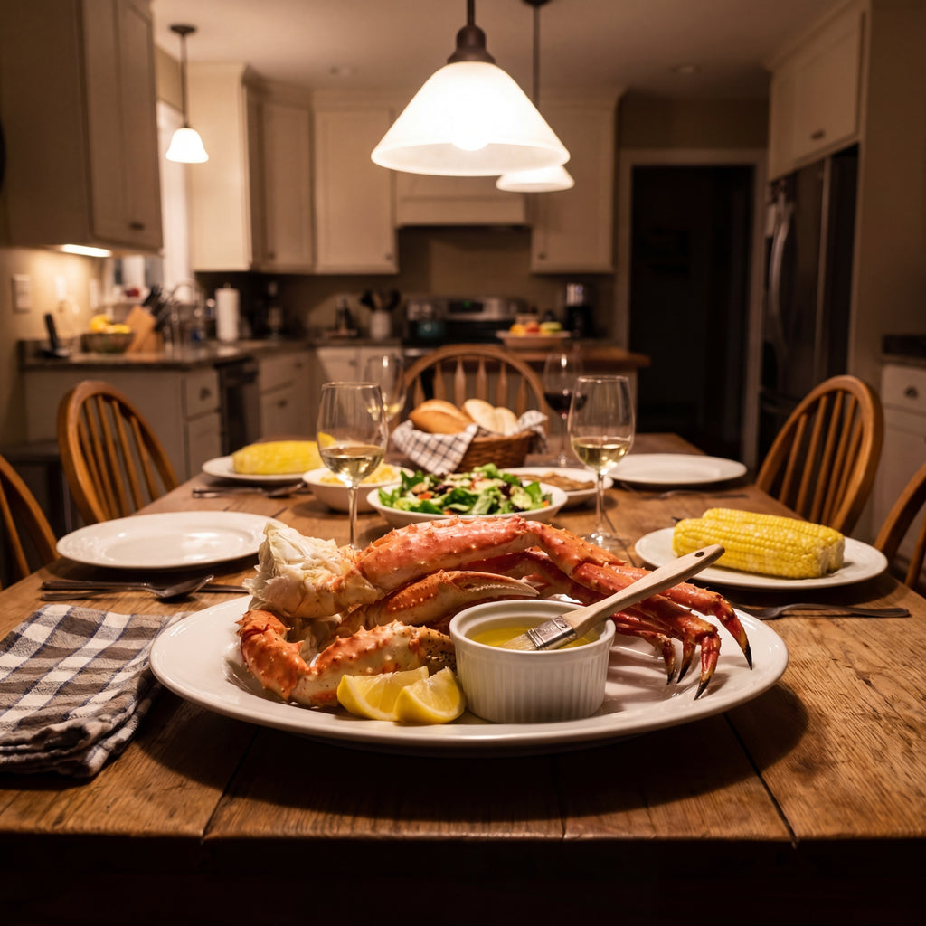 Colossal Alaskan Red King Crab Legs - 100% Wild Caught & Meaty