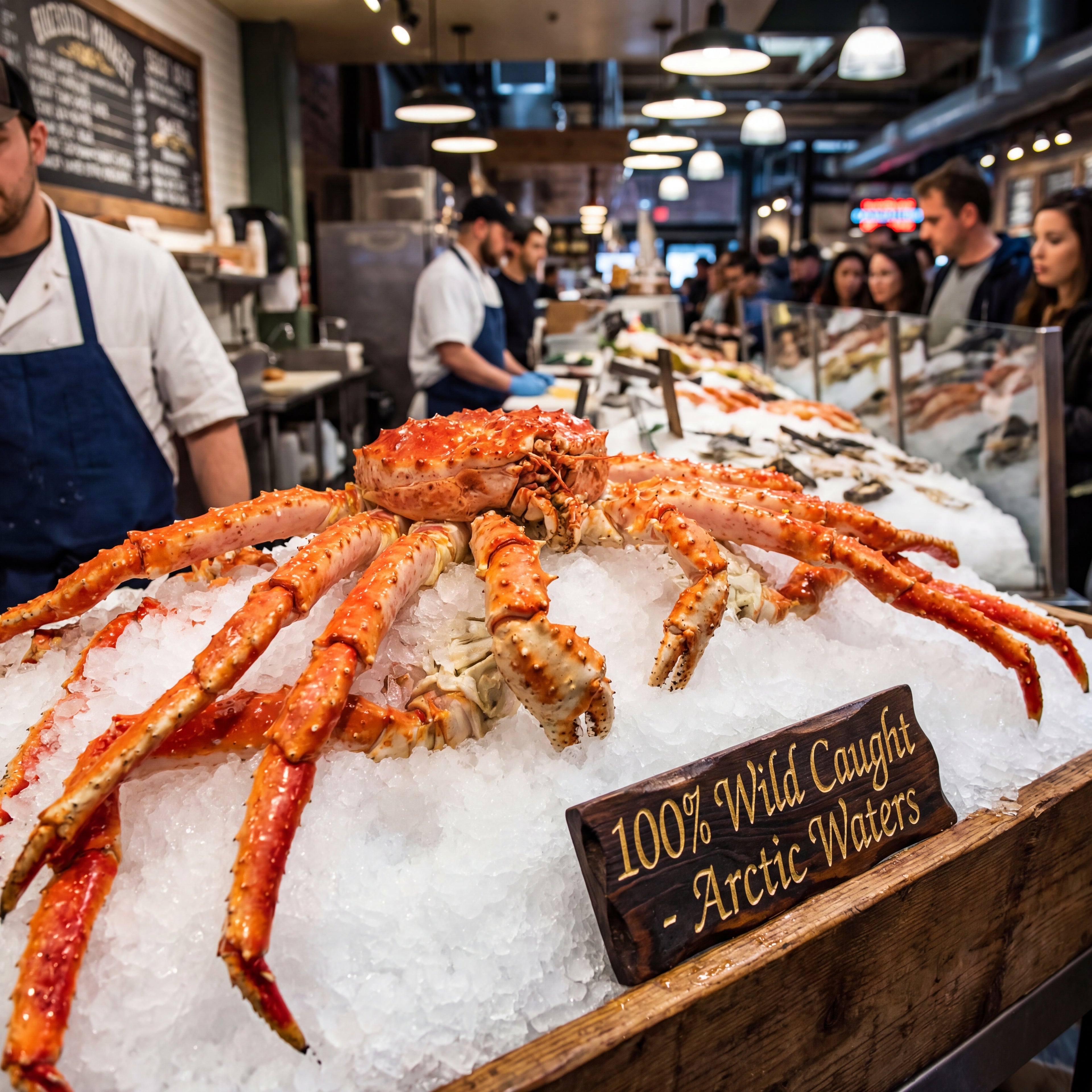 Colossal Alaskan Red King Crab Legs - 100% Wild Caught & Meaty
